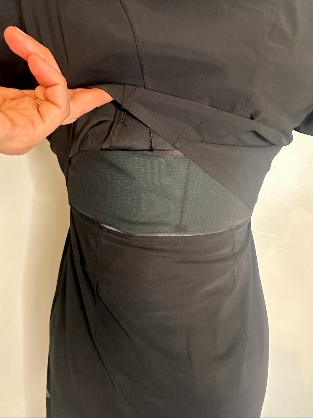lululemon athletica Black Short Sleeve Active Dress - Picture 7 of 10